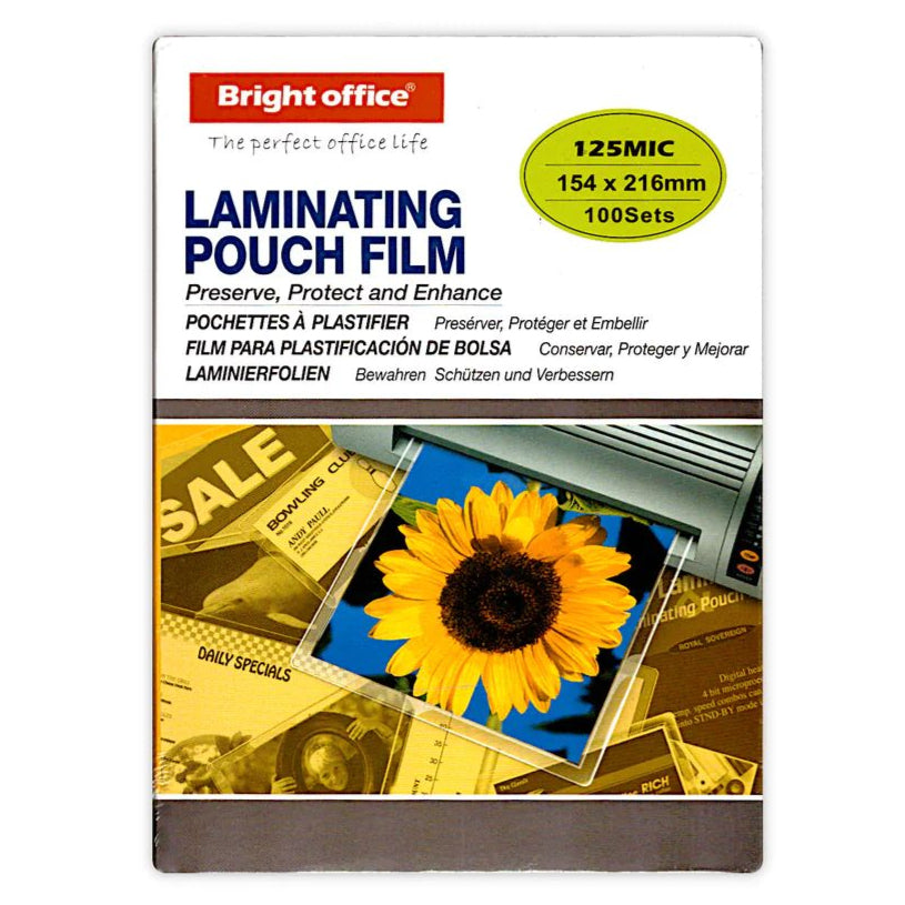 Master A4 Laminating Pouches - 100 Sheets