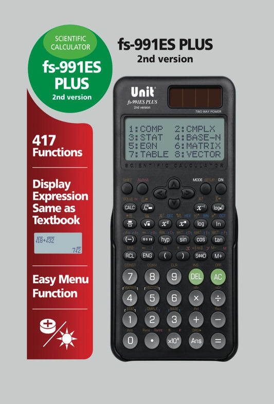 Unit Calculator - 2nd Edition, Pink, Black