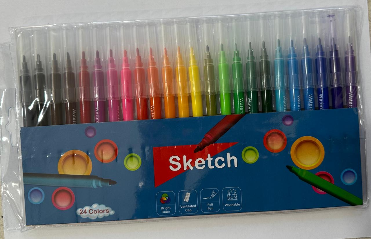 Sketch Coloring Feutre - 24 Colors