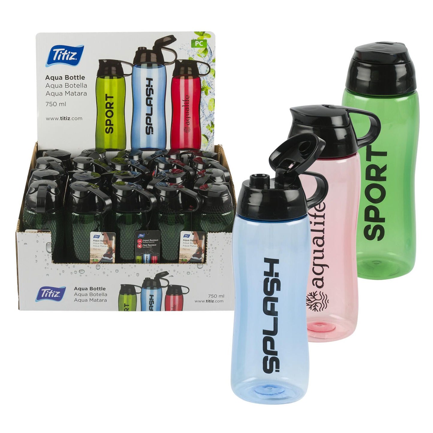 Titiz Water Bottle Assorted