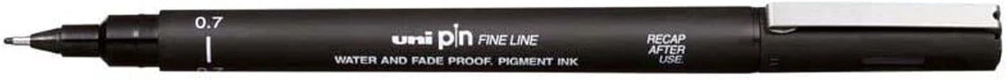 Uni Pin uni-ball Fineliner Pen - 0.7, Black