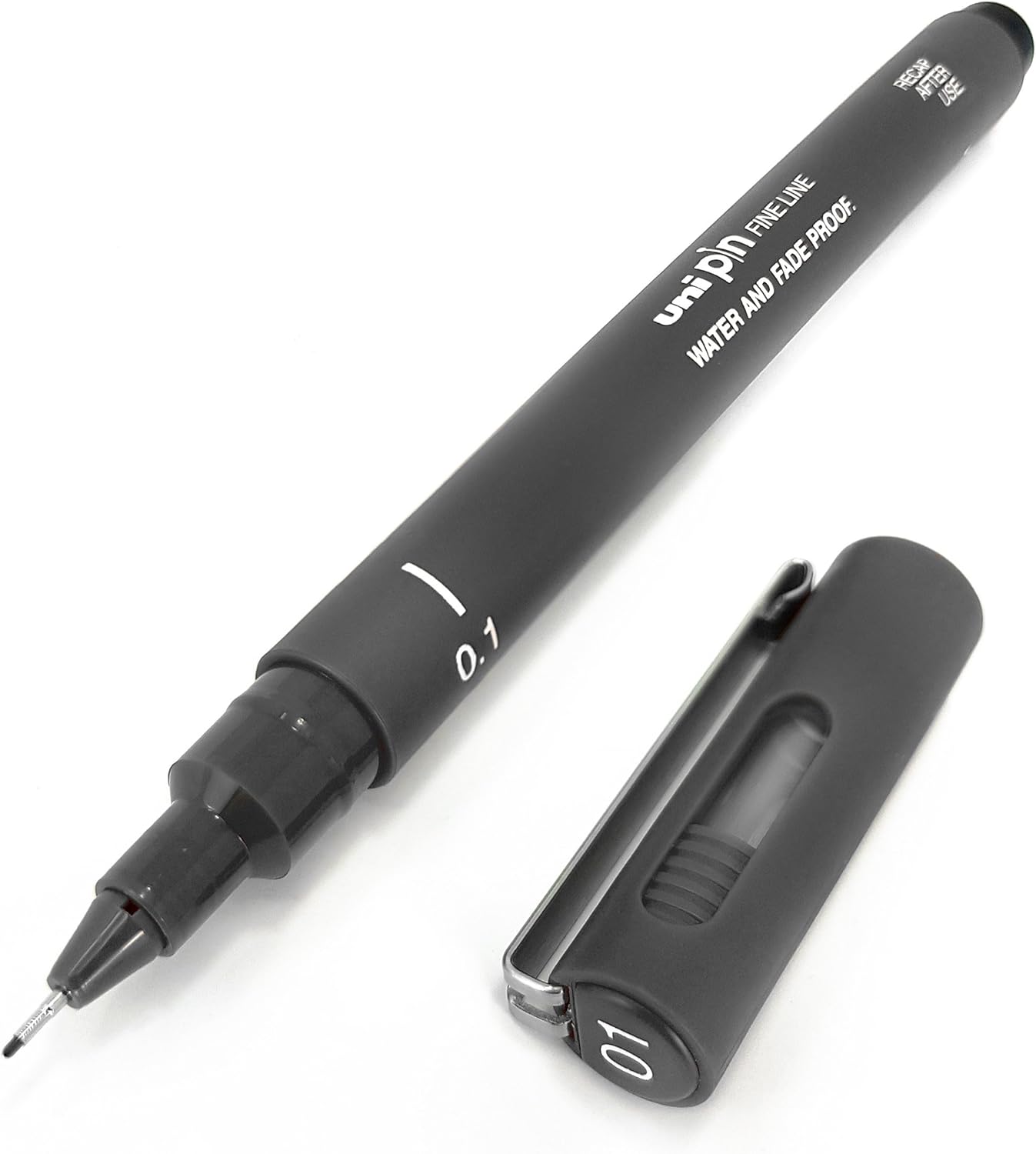 Uni Pin uni-ball Fineliner Pen - 0.1, Black