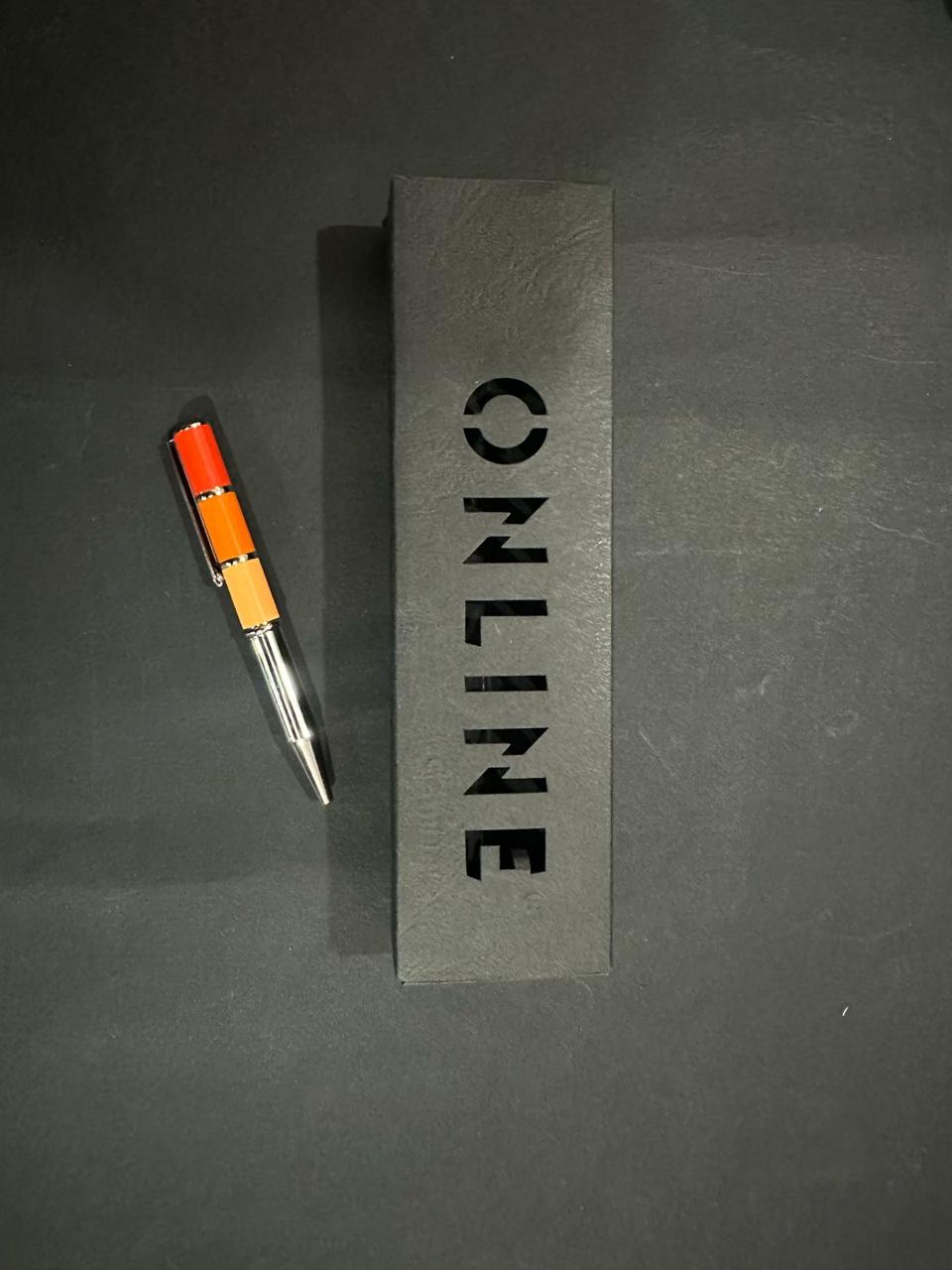 Online Engraved Happy Pocket Sized Pen