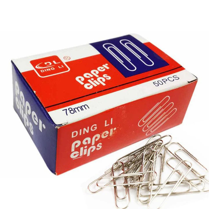 Attache Paper Clips - 78mm , Pack of 100