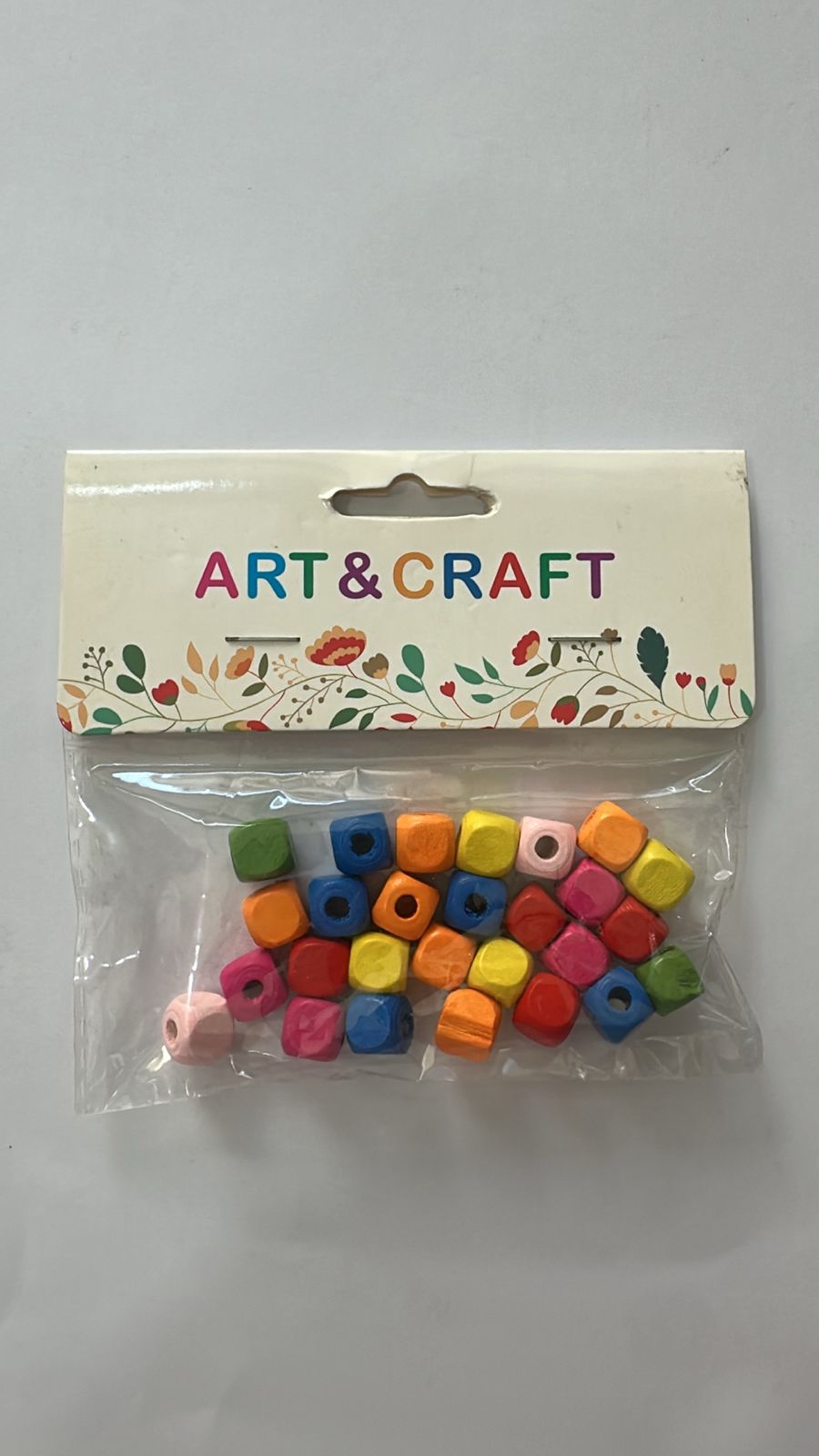 Craft Item - Wooden Square Beads
