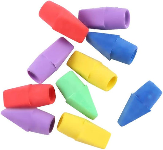 Erasers Cap Assorted Color Pack Of 15pcs