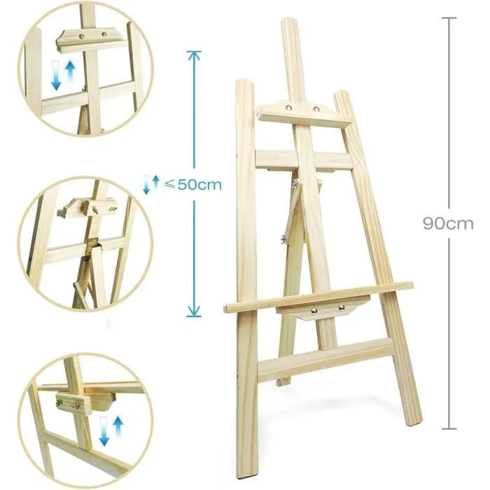Wooden Chevalet 90cm