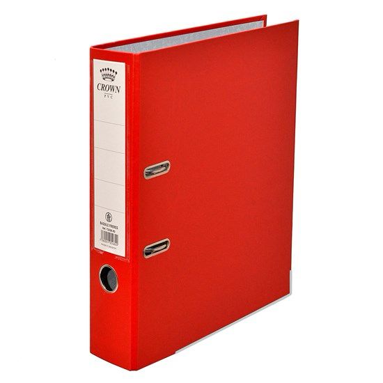 Crown Box File - Red, A4