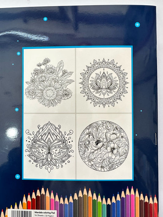 Coloring Book Mandala - Floral