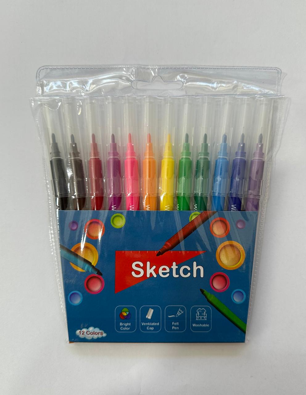 Sketch Coloring Feutre - 12 Colors