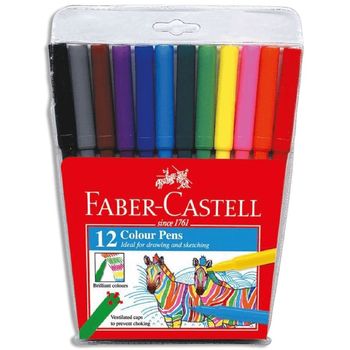 Faber-Castell Coloring Feutre - 12 Colors