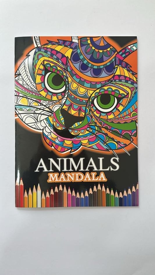 Coloring Book Mandala - Animals