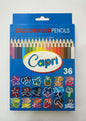 Capri Colored Pencils - 36 Colors