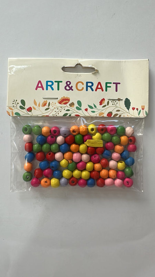 Craft Item - Wooden Round Beads