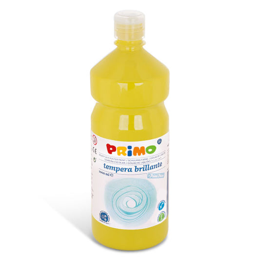 Primo 1000 ml Acrylic Paint Bottle - Yellow
