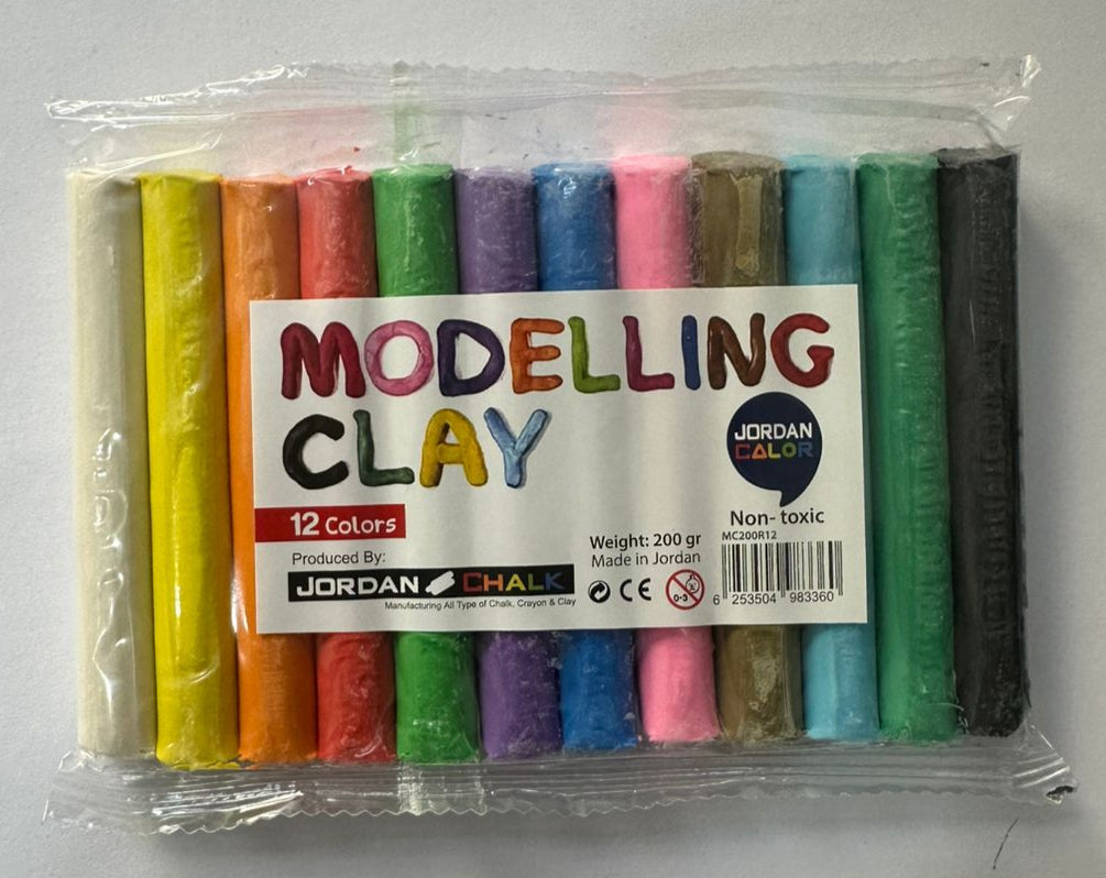 Modelling Clay Colouring Modeling Clay 12 Colors – Sakr Stationery