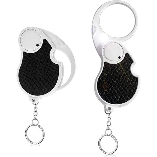 Key Chain Magnifier With Led