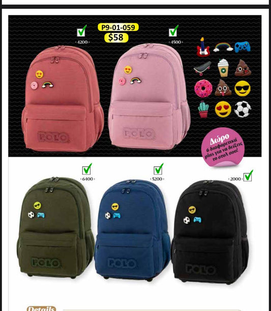 Polo School Bag