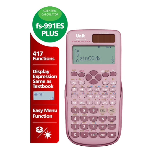 fs-991ES PLUS SCIENTIFIC CALCULATOR PINK