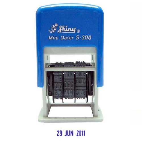 Shiny S-300 Mini Dater -  English, Blue