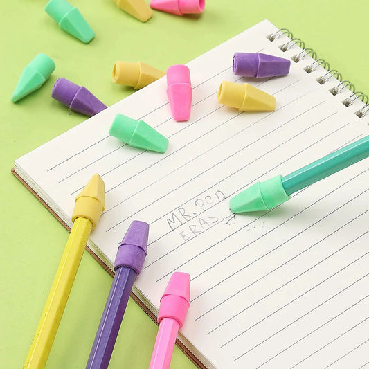 Erasers Cap Assorted Color Pack Of 15pcs