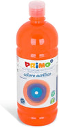 Primo 1000 ml Acrylic Paint Bottle - Orange