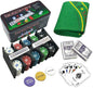 ISO TRADE Texas Holdem Poker Set 200 Chips Black Jack Card Game Poker Card Game 600