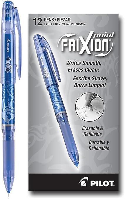FriXion Pilot Erasable Pen - no refill added
