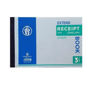 Receipt Book 3 copies 25 sets 12X17cm