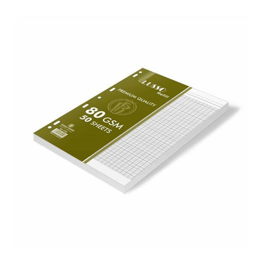 LUSSO Ring Book's Paper Refill - 50 Sheets