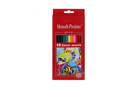 Memoris-Precious Coloring Pencils - 12 Colors