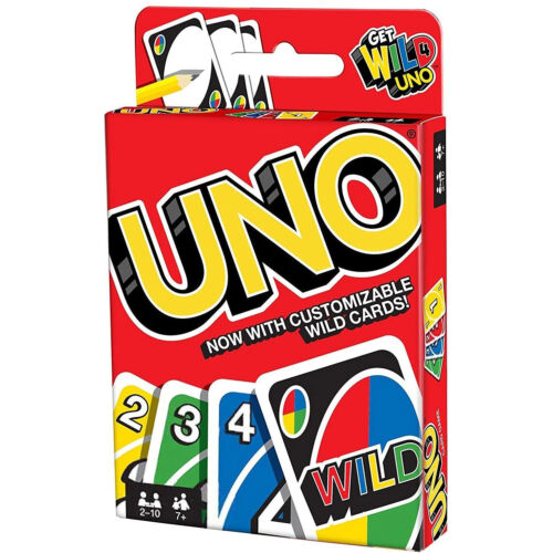 UNO WILD Card Game Mattel Games Genuine Family Funny Entertainment