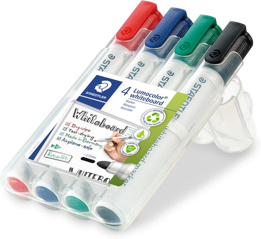Staedtler Whiteboard Markers - 4 Colors