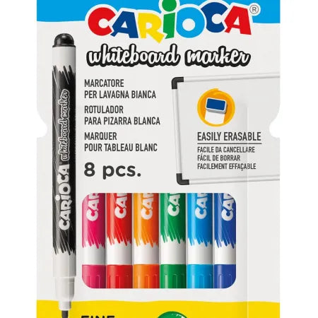 Carioca White Board Marker - 8 Colors