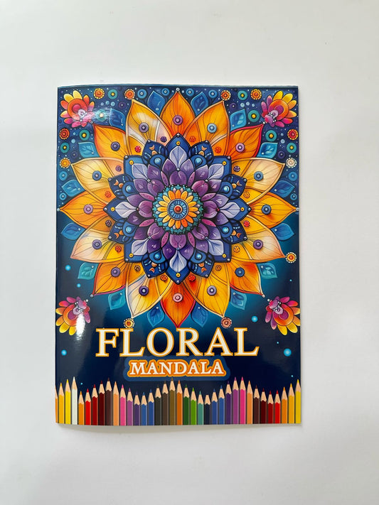 Coloring Book Mandala - Floral