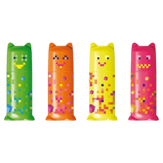 Maped Highlighter Mini Pocket - 4 colors, GR,YLW,PK,OR
