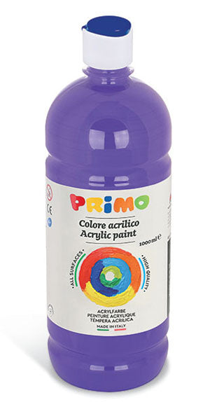 Primo 1000 ml Acrylic Paint Bottle - Violet