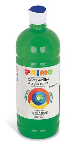 Primo 1000 ml Acrylic Paint Bottle - Green