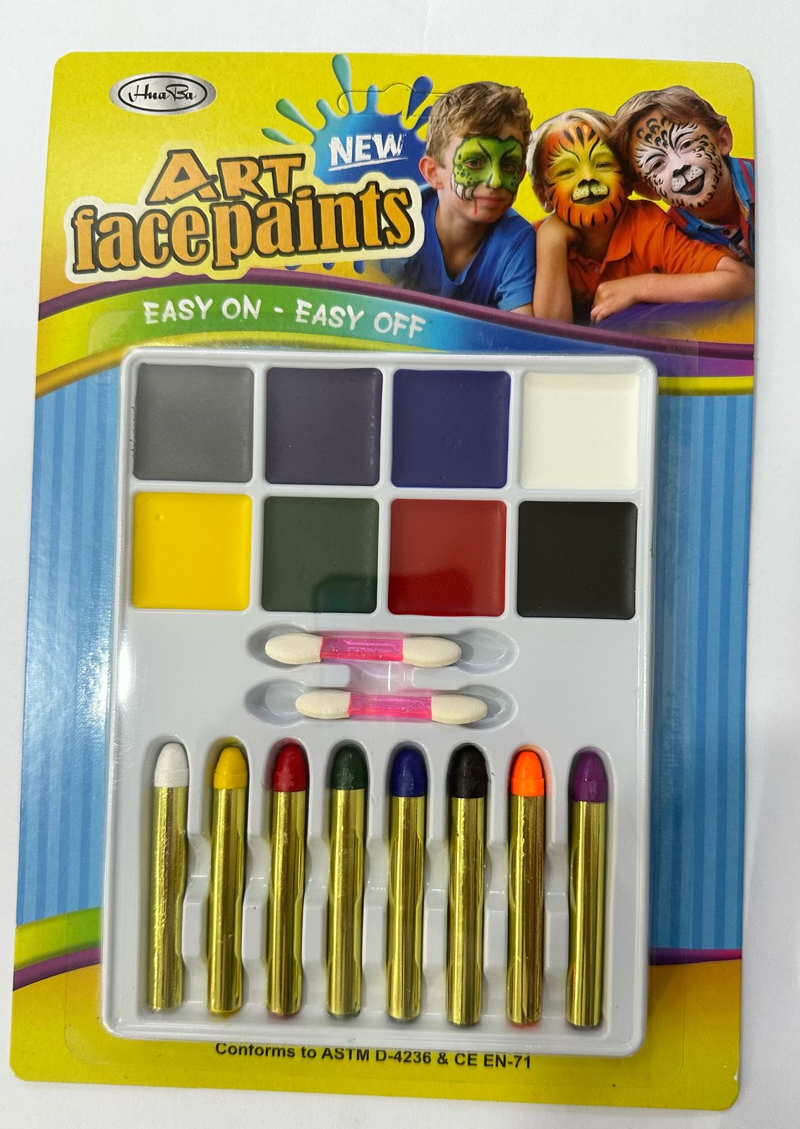 Huaba New Art Easy on - Easy Off Face Paints