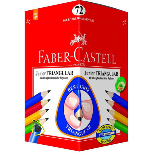 Faber Castell Junior JUMBO Triangular HB Pencils