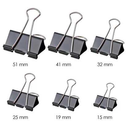 Binder Clips - 41mm - 12pcs