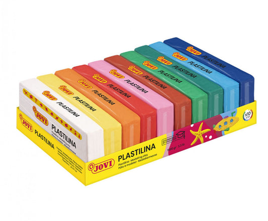 Jovi Plasticine Tray, Modeling Clay Tablets 150 g