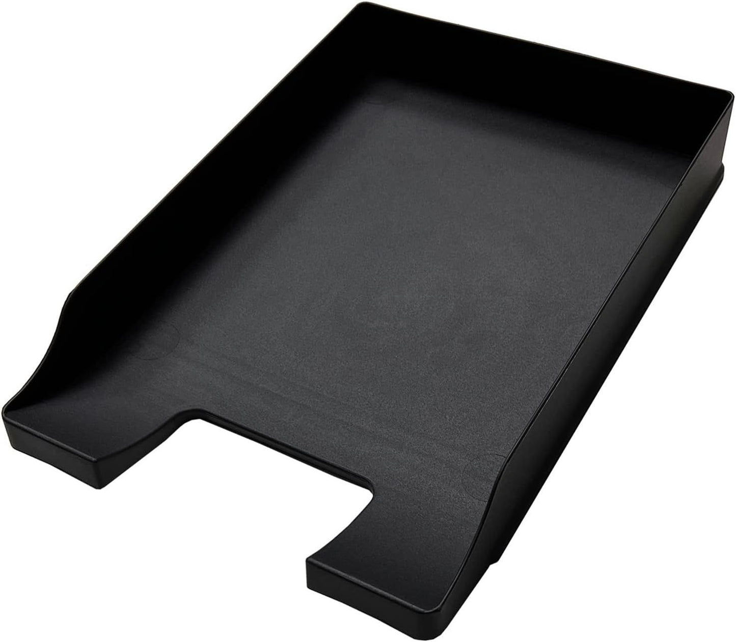 Black Organizer Stackable Desk Tray