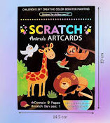 Scratch Art Giraffe