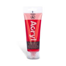 Primo Fine Acrylic Paint 75ml - Red Vermillion - 300