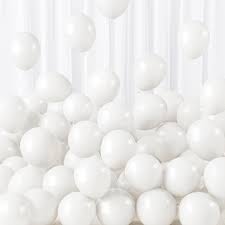 Balloons 100 pcs - White