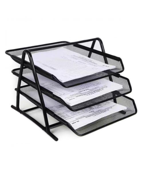 Desk Tray 3 Drawers Metal