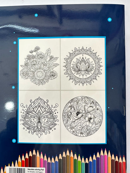 Coloring Book Mandala - Floral