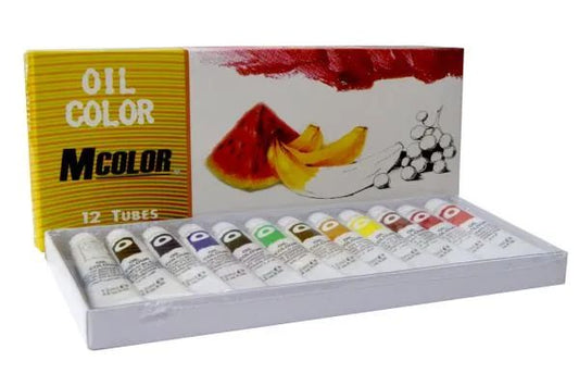 Oil Color Mcolor - 12 Tubes