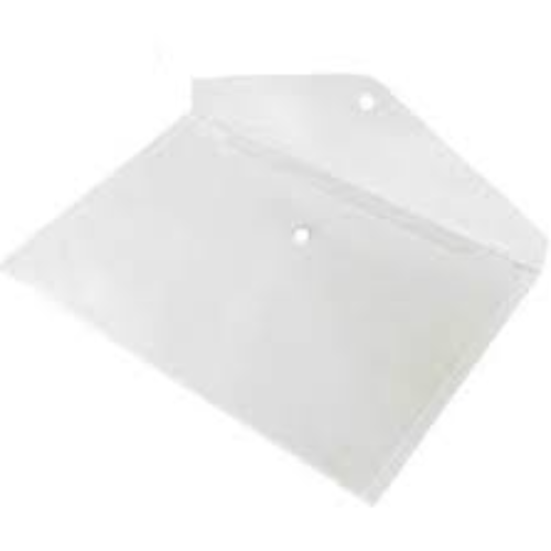 File With Button Transparent A4 – Sakr Stationery